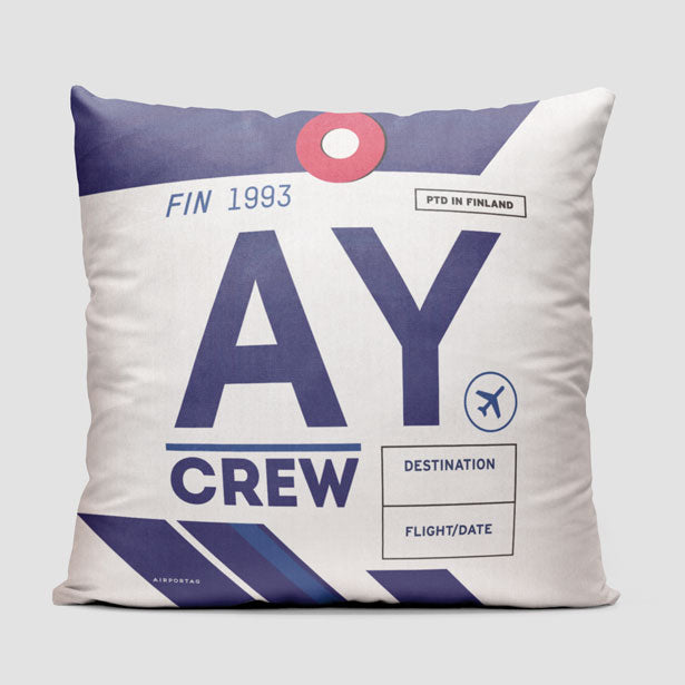 AY - Throw Pillow - Airportag