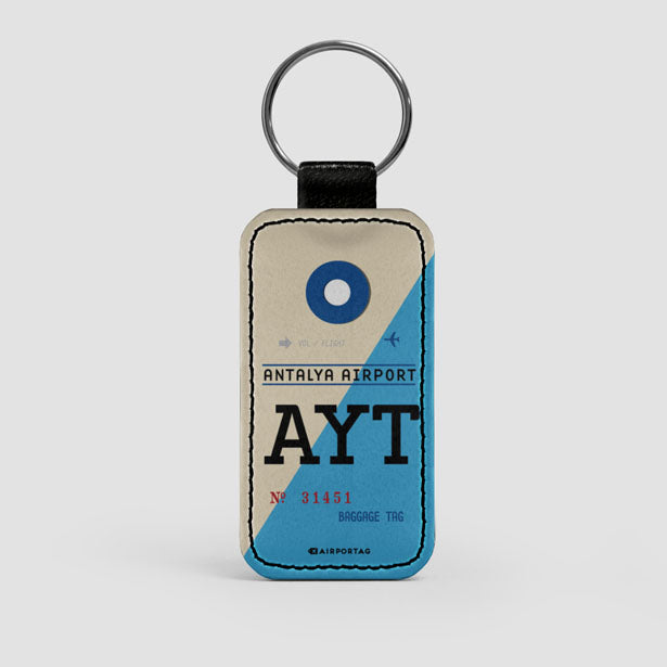 AYT - Leather Keychain - Airportag