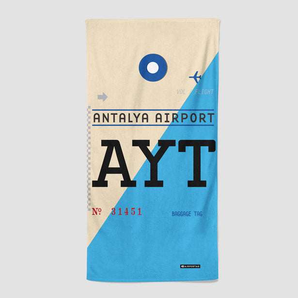 AYT - Beach Towel - Airportag