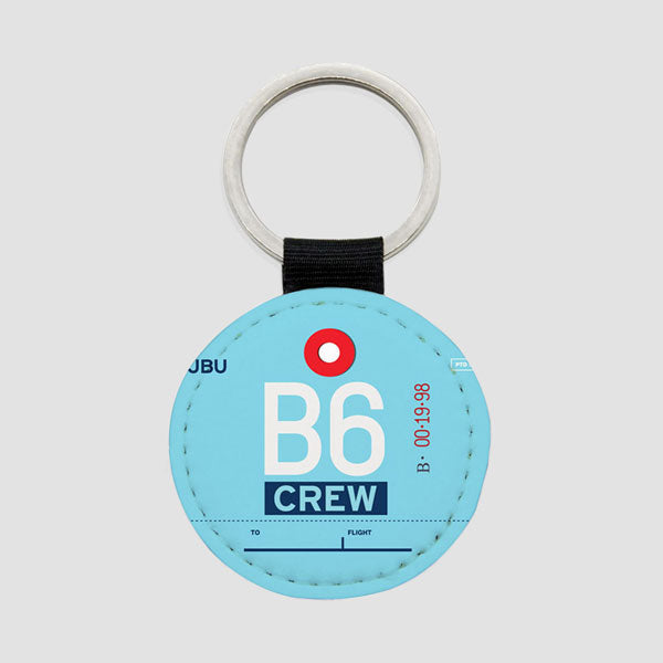 B6 - Round Keychain