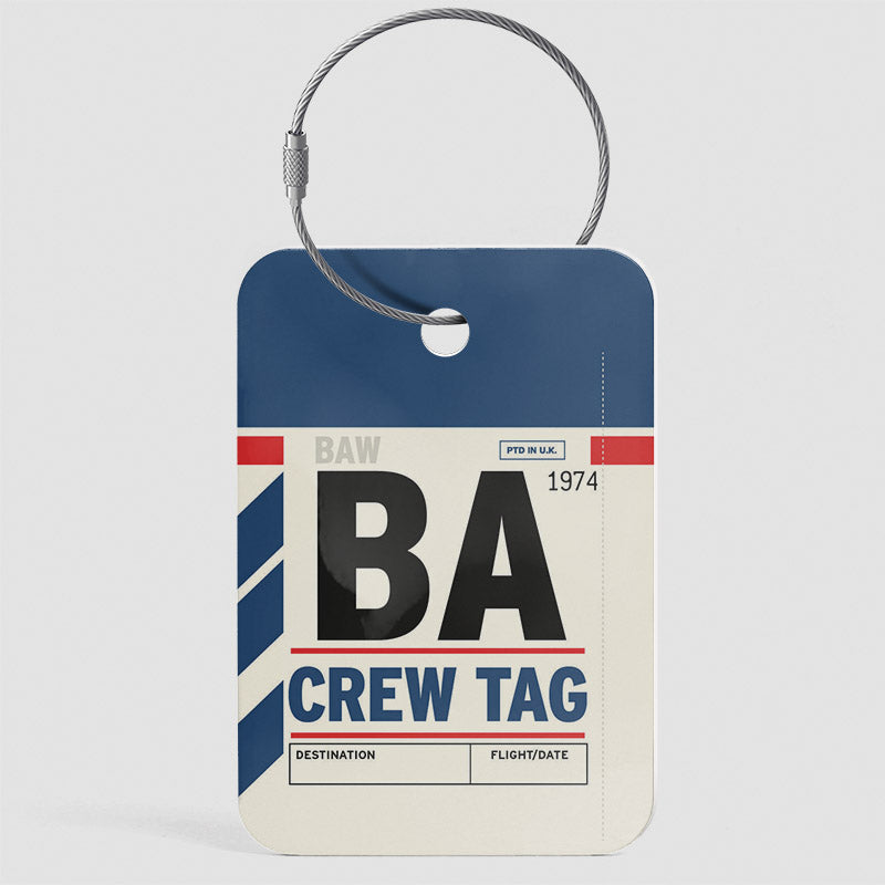 BA - Étiquette de bagage