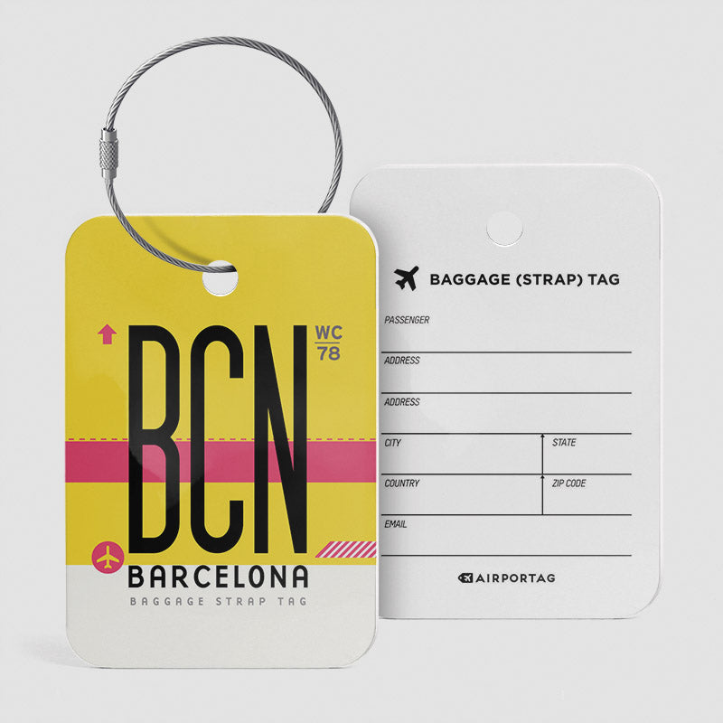BCN - Étiquette de bagage
