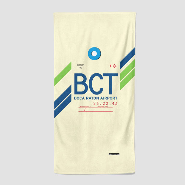 BCT - Beach Towel - Airportag