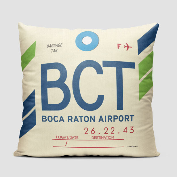 BCT - Throw Pillow - Airportag