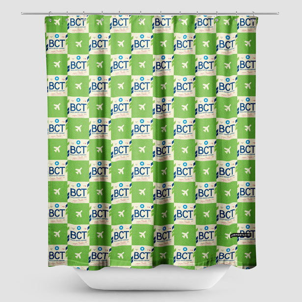 BCT - Shower Curtain - Airportag