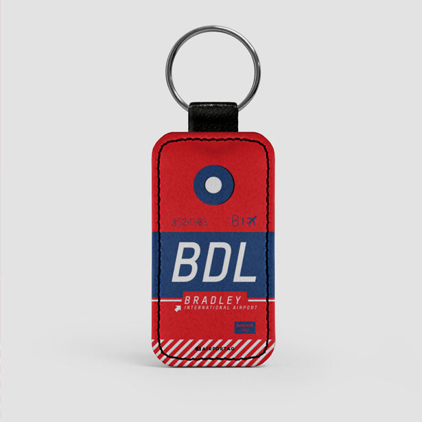 BDL - Leather Keychain - Airportag