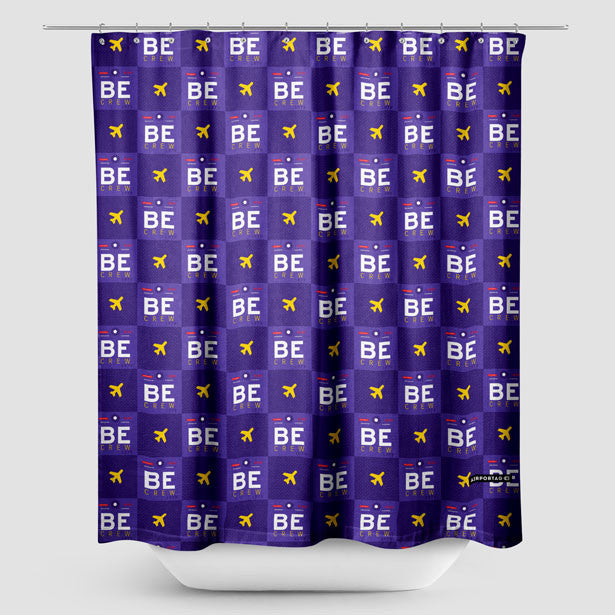 BE - Shower Curtain - Airportag