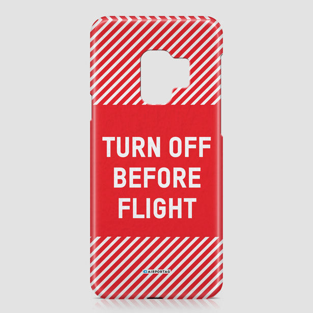 Turn Off Before Flight - Phone Case - Airportag