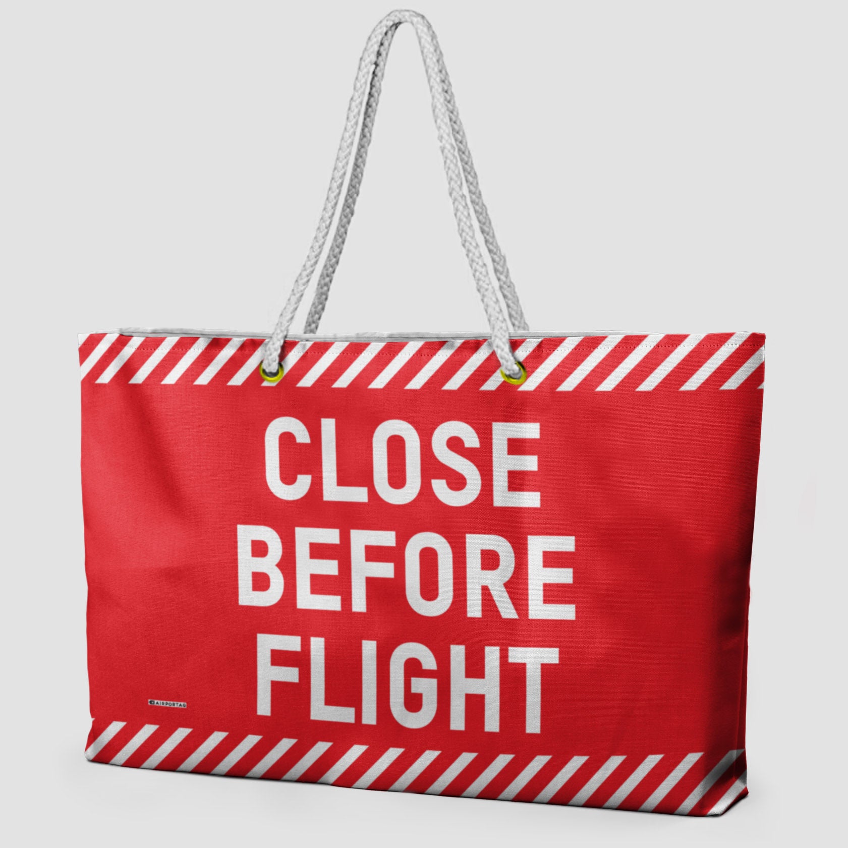 Close Before Flight - Weekender Bag - Airportag