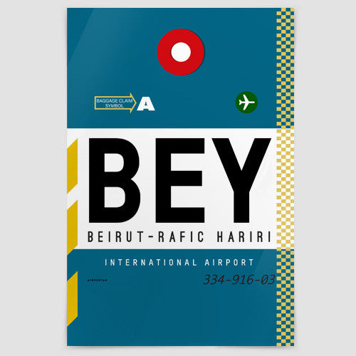 BEY - Poster - Airportag