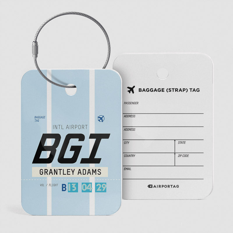 BGI - Étiquette de bagage
