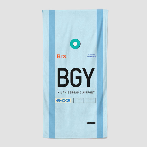 BGY - Beach Towel - Airportag