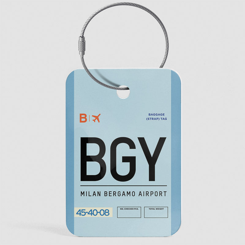 BGY - Étiquette de bagage