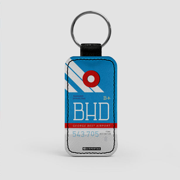 BHD - Leather Keychain - Airportag