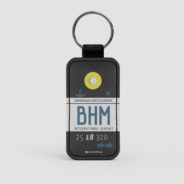 BHM - Leather Keychain - Airportag