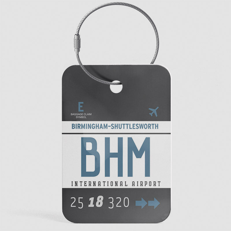 BHM - Étiquette de bagage