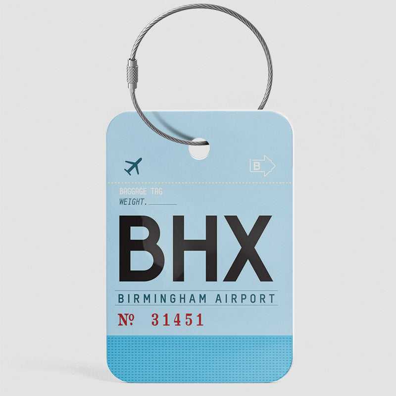 BHX - Étiquette de bagage