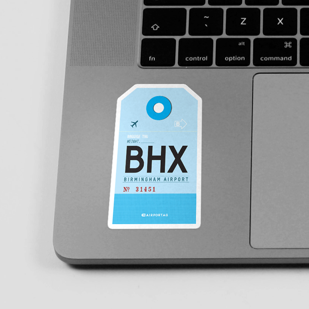 BHX - Sticker - Airportag