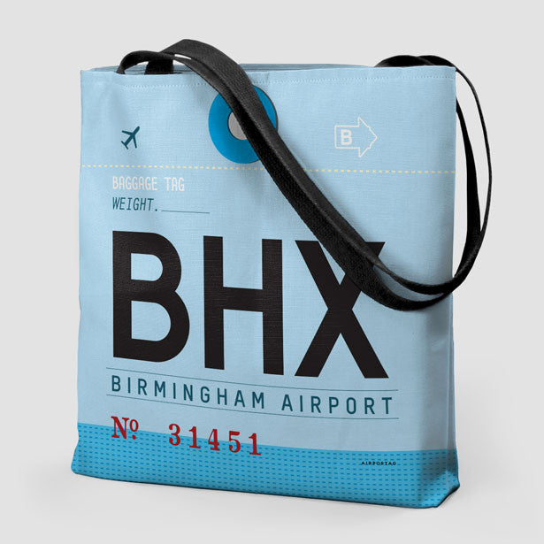 BHX - Tote Bag - Airportag