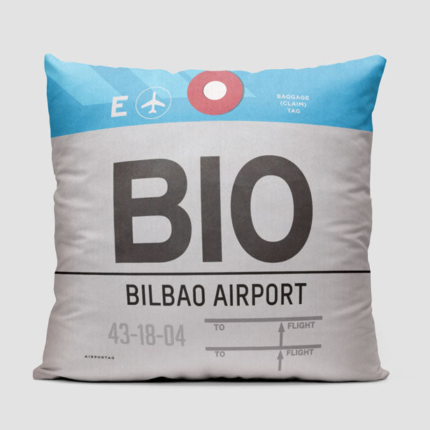 BIO - Throw Pillow - Airportag