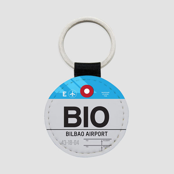 BIO - Round Keychain