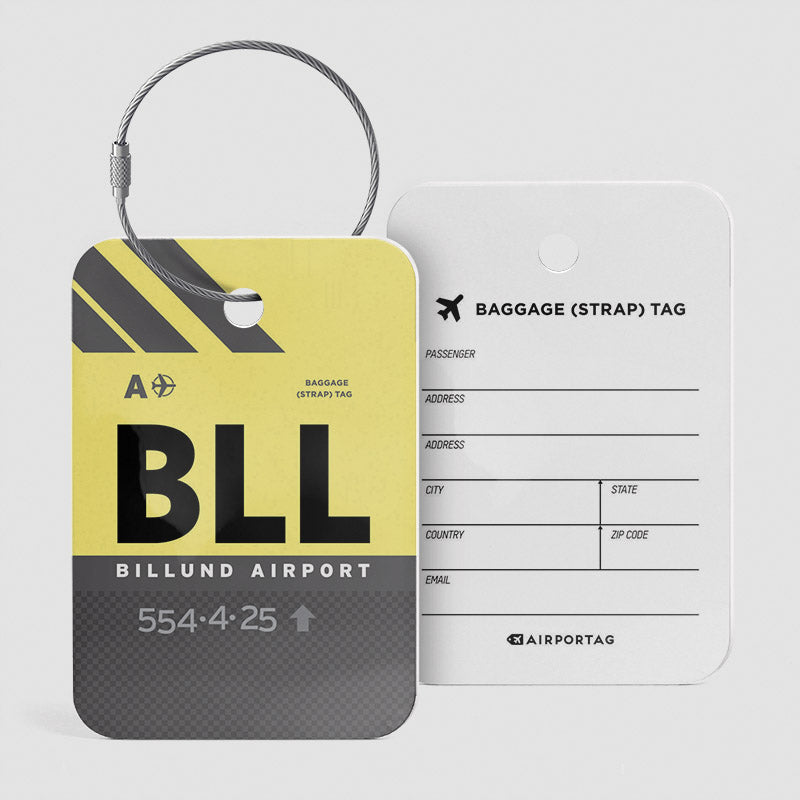 BLL - Étiquette de bagage