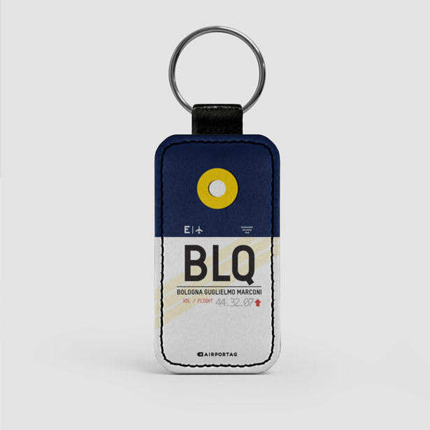 BLQ - Leather Keychain - Airportag