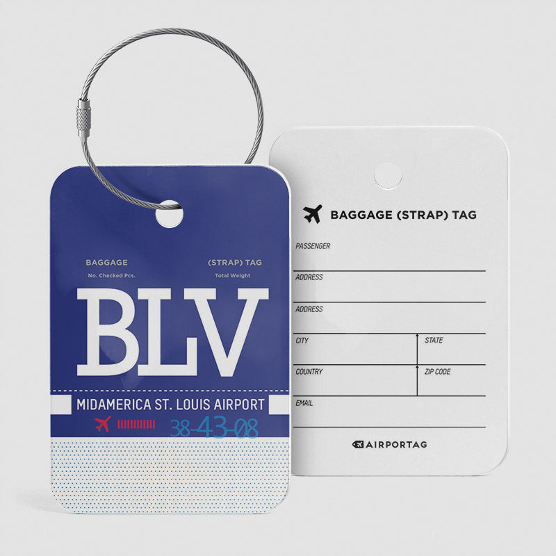 BLV - Étiquette de bagage