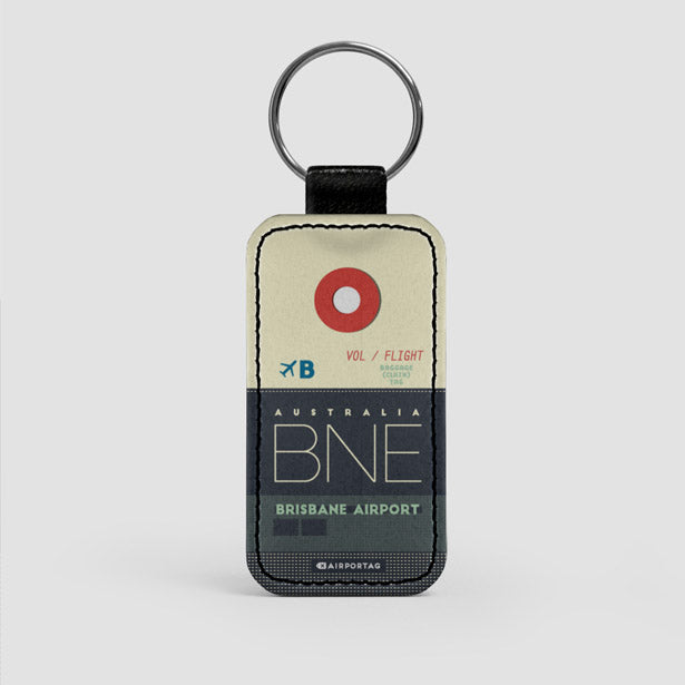 BNE - Leather Keychain - Airportag