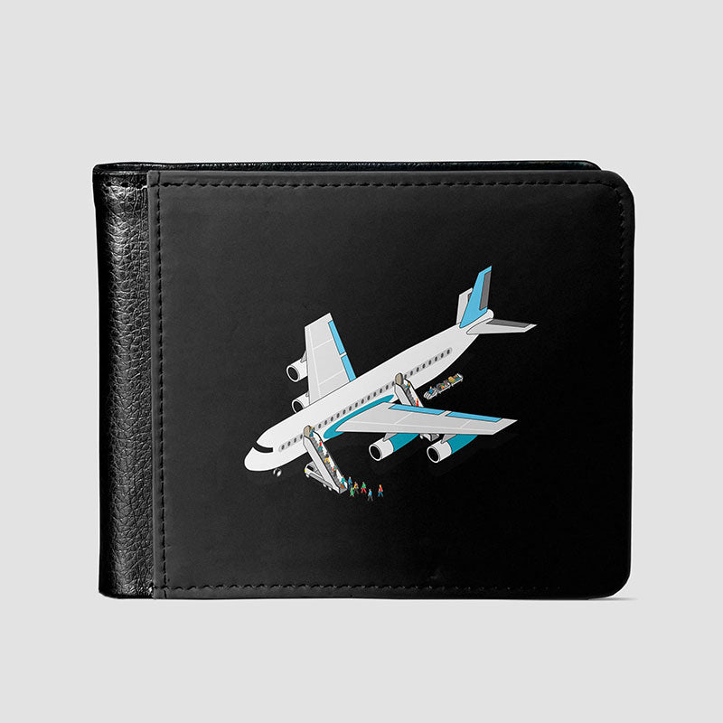 Boarding Plane Isometric - Men's Wallet