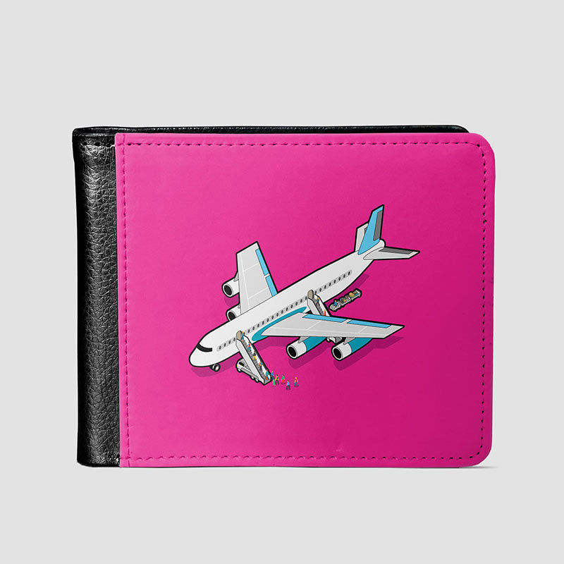 Boarding Plane Isometric - Men's Wallet