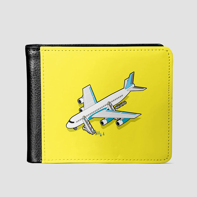 Boarding Plane Isometric - Men's Wallet