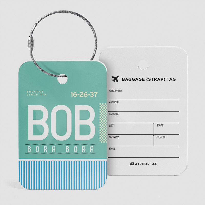 BOB - Étiquette de Bagage