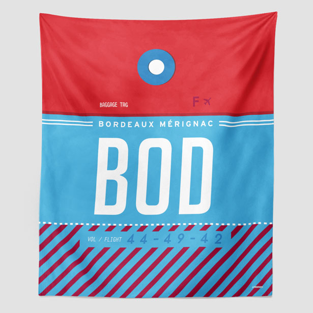 BOD - Wall Tapestry - Airportag