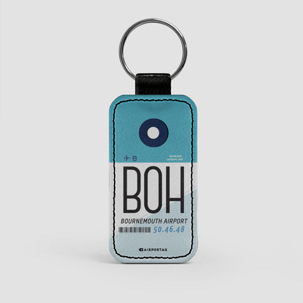 BOH - Leather Keychain - Airportag