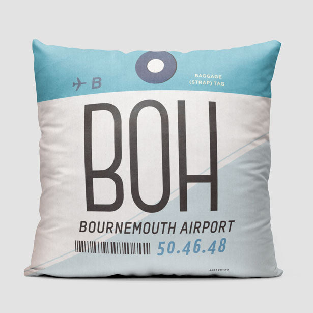 BOH - Throw Pillow - Airportag