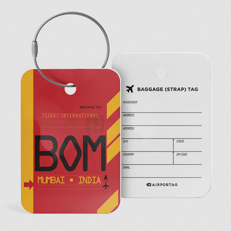 BOM - Étiquette de bagage
