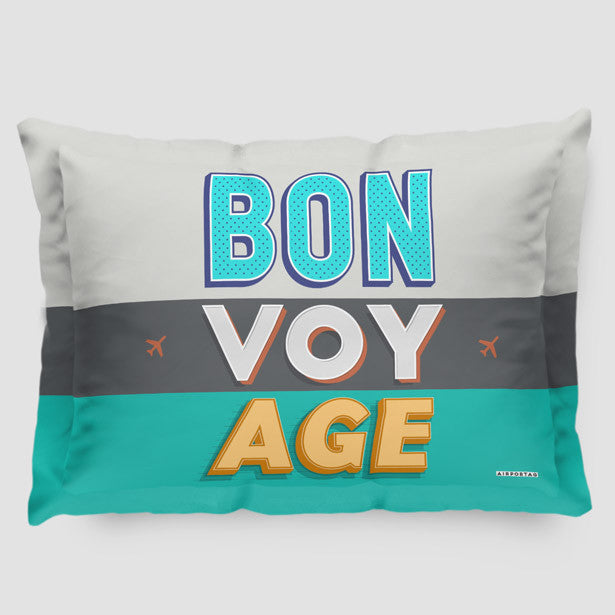 BON VOY AGE - Pillow Sham - Airportag