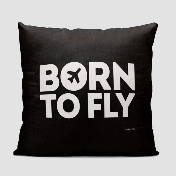 Born To Fly - Throw Pillow - Airportag