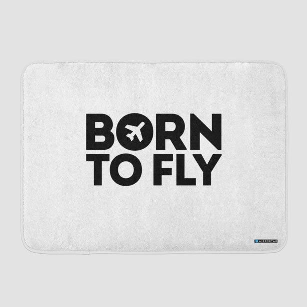 Born To Fly - Bath Mat - Airportag
