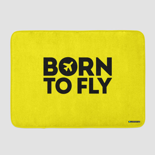 Born To Fly - Bath Mat - Airportag