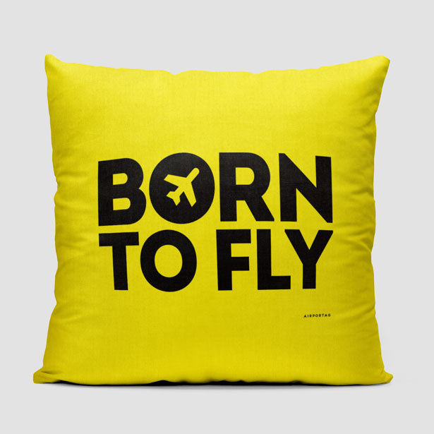 Born To Fly - Throw Pillow - Airportag