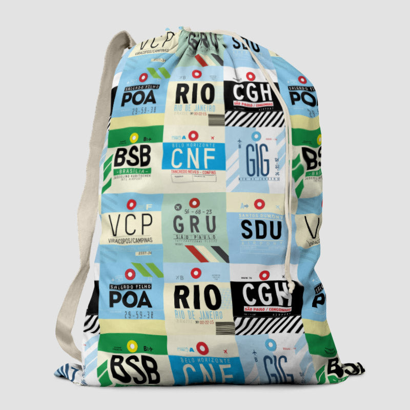 Brazilian Airports - Laundry Bag - Airportag