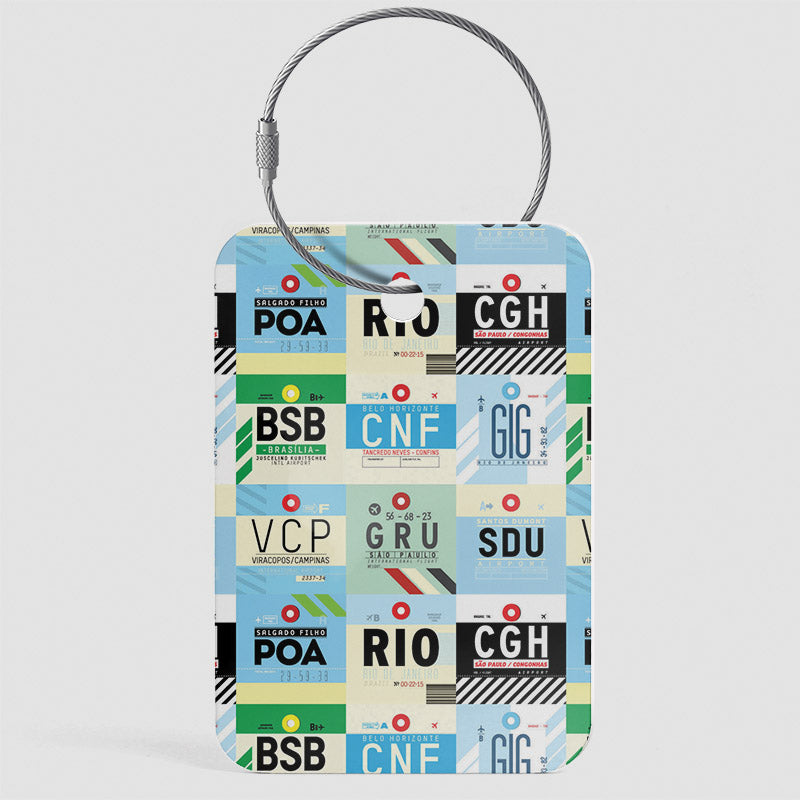 Aéroports brésiliens - Étiquette de bagage
