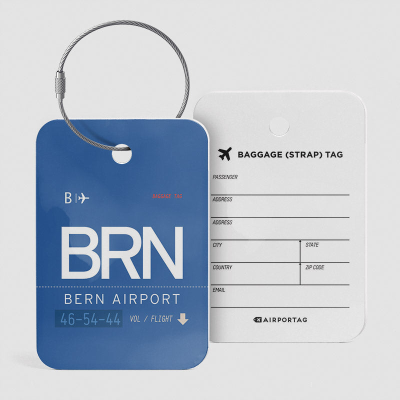 BRN - Étiquette de bagage