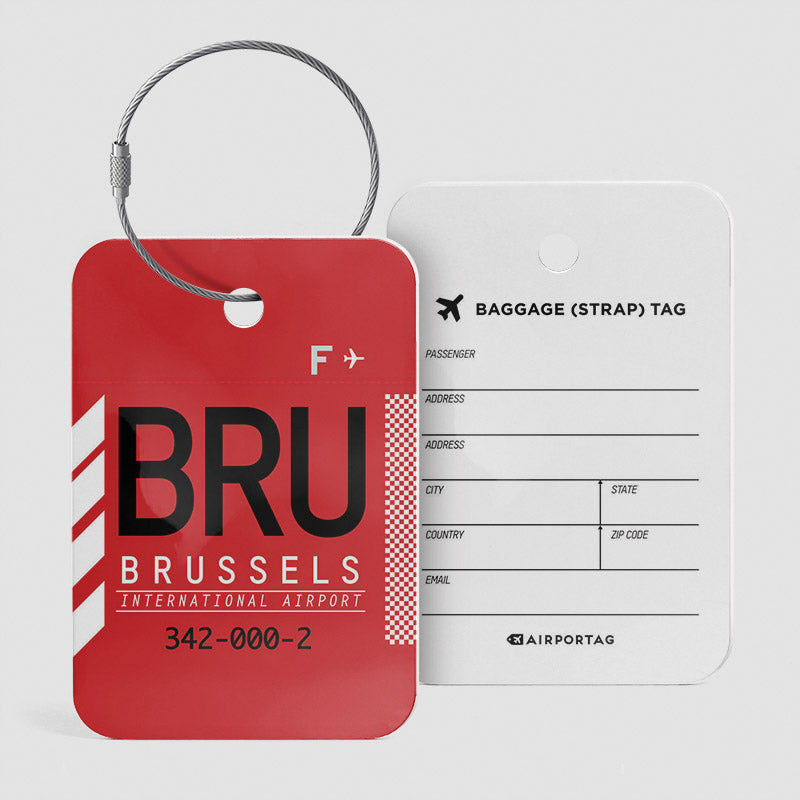 BRU - Étiquette de bagage