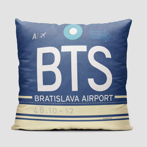 BTS - Throw Pillow - Airportag