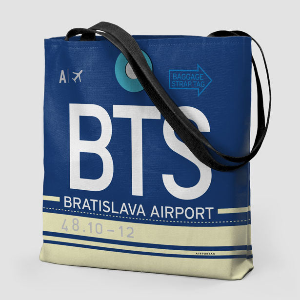 Tote Bag - BTS - Bratislava Airport - Bratislava, Slovakia - IATA code BTS