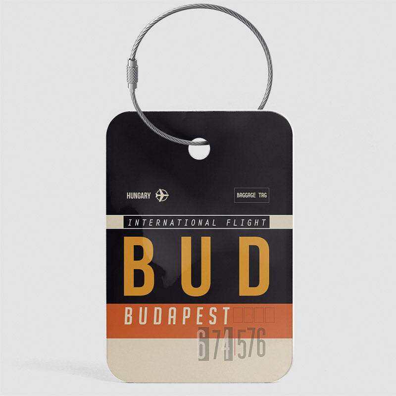 BUD - Étiquette de bagage