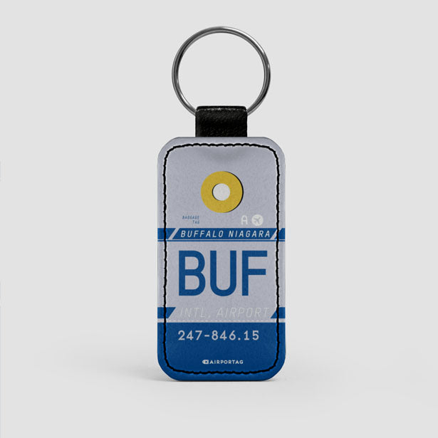 BUF - Leather Keychain - Airportag